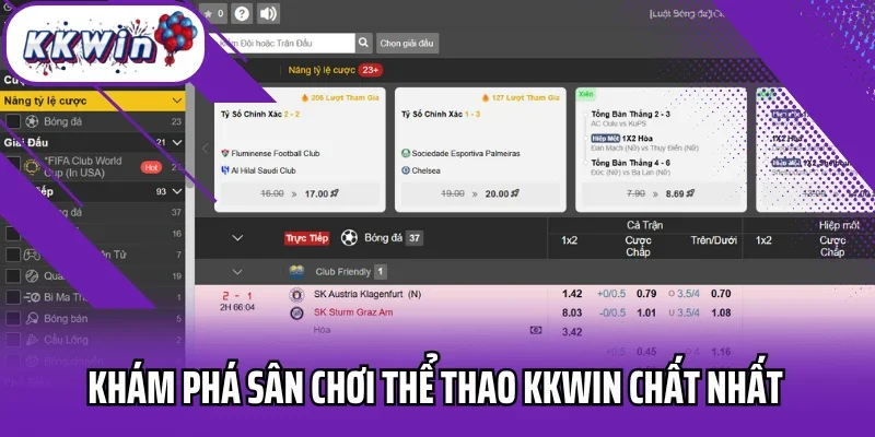 Khám phá sân chơi thể thao Kkwin chất nhất 